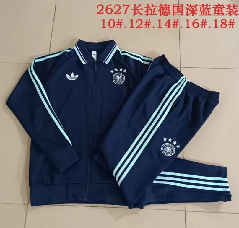 Kids Germany 26/27 Tracksuit - Navy Blue